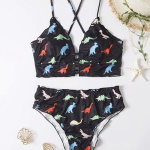 SHEIN 2 piece swimsuit. NWT. Size large, size 6-8